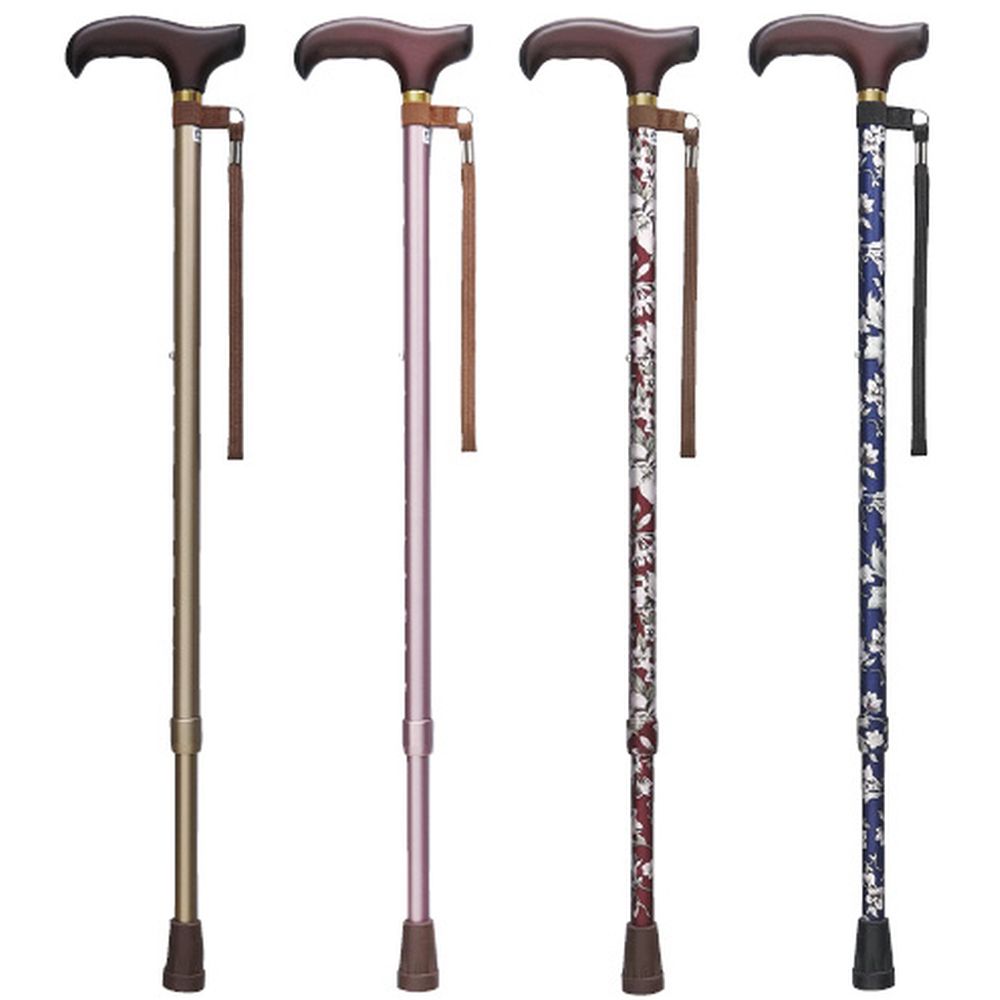 【ポイント10倍！】ブラックフライデー×ポイントアップ 松吉医科器械 ステッキ ベーシック（伸縮）S WB3716（パープル） 1本 フジホーム 24-3083-01　販売セット入数：1