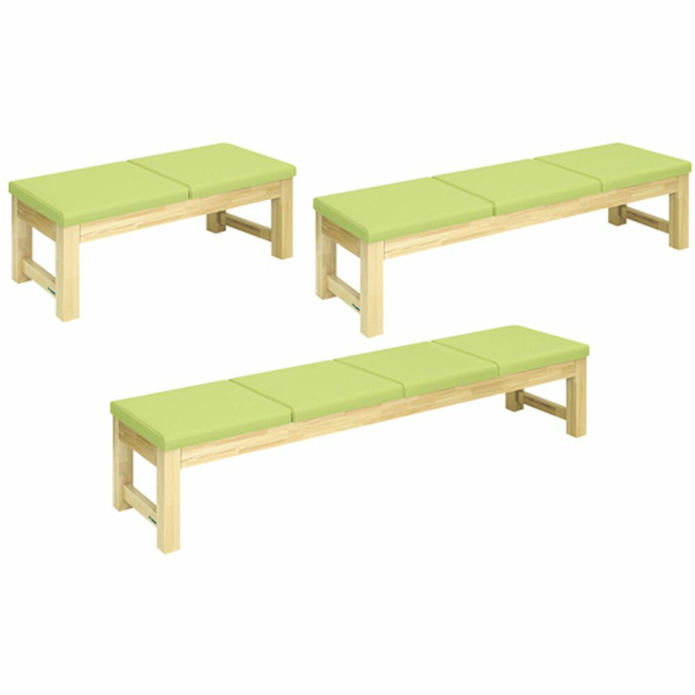 【★ポイント5倍★】11/14~11/16開催！楽天イーグルス感謝祭 × ポイントアップ(要エントリー)松吉医科器械 モクベンチ（3人掛） ピンク TB-749-02（45X150X40） 1台 高田ベッド製作所 24-6100-0107　販売セット入数：1