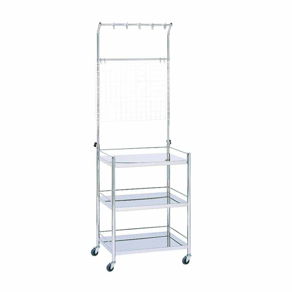 【★ポイント5倍★】11/14~11/16開催！楽天イーグルス感謝祭 × ポイントアップ(要エントリー)松吉医科器械 マイスコ点滴処置台 三段 MY-1068 1台 マツヨシ 20-3535-00　販売セット入数：1