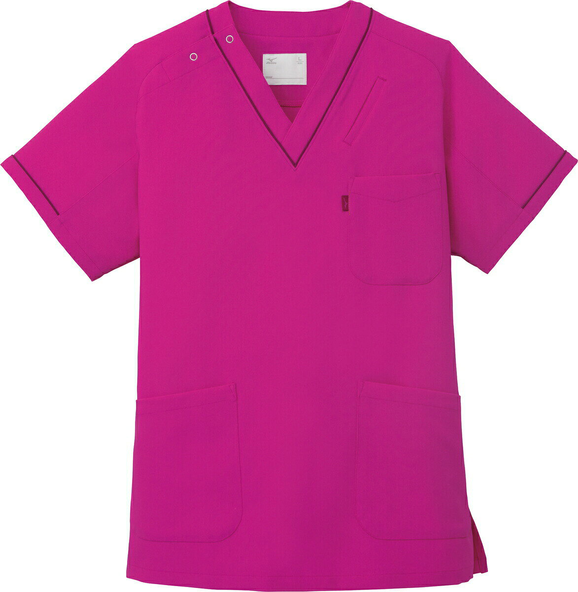 【★ポイント5倍★】11/14~11/16開催！楽天イーグルス感謝祭 × ポイントアップ(要エントリー)松吉医科器械 MIZUNO（ミズノ） スクラブ（兼用） MZ0092（4L） ライラック　販売セット入数：1