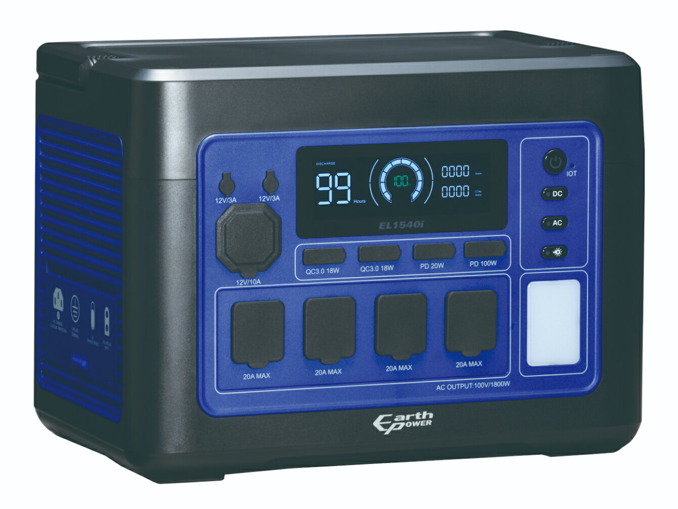 EARTH POWER 大容量 ポータブル電源 EL1540i 災害 アウトドア 電源 緊急 供給
