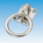 【★ポイント10倍★】楽天大感謝祭！(12/19~12/26)　水本機械製作所 丸カンプレートPR-8 チェーン 金具 ジョイント