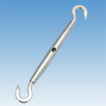 【★ポイント5倍★】5/23~5/27開催！お買い物マラソン(要エントリー) 水本機械製作所 パイプターンバックル(フック＆フック)TBP-6H チェーン 金具 ジョイント