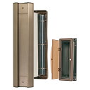 【ポイント10倍(5/1限定)】水上 No.2000ポスト タテ型 内フタ付気密型 大壁 アンバー 0001-05821 建材 建設 生活雑貨 資材 工事 現場