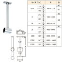 【ポイント10倍(5/1限定)】水上 天つり自在ブラケット 小 32 通 スライド幅 180-330mm 0440-00213 建材 建設 生活雑貨 資材 工事...