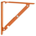 【ポイント10倍(5/1限定)】和合商事 Folding bracket(棚受) S #04(D205×H200×W24)オレンジ (1セット:2本入り) #0...