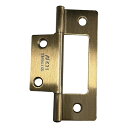 【ポイント10倍(5/1限定)】ニシムラ(ARCH) No.4300 ステンフラッシュ蝶番 64mm サテンゴールド (1セット:20枚入り) 建材 建設 生活...
