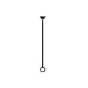 【ポイント10倍(5/1限定)】川口技研 軒天用物干 SPI型 SPI-65-BL ブラック 高さ650mm (1セット:2本入り) 建材 建設 生活雑貨 資材...