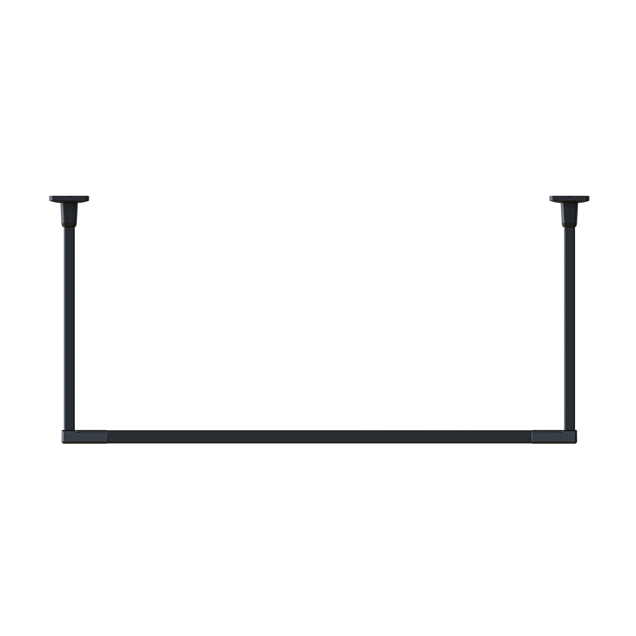 【★ポイント5倍★】8/4~8/11開催!お買い物マラソン(要エントリー) 川口技研 BAR1-6013-BK ホスクリーン 固定式室内物干 BAR型 ブラック 高さ 600mm×幅 1365mm 建材 建設 生活雑貨 資材 工事 現場