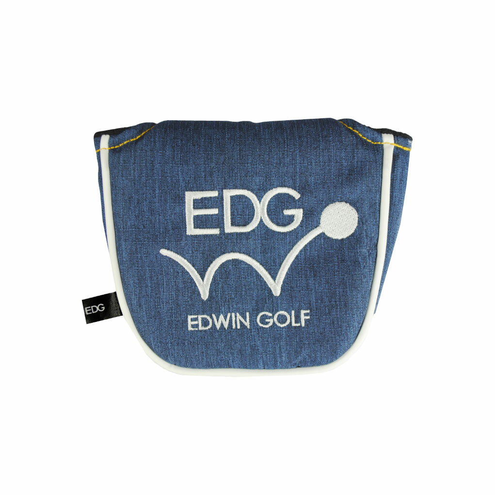 【ポイント10倍】12/1はワンダフルデー！EDWIN GOLF パターカバー ネオマレット用 NAVY EDPC-3864 4536..