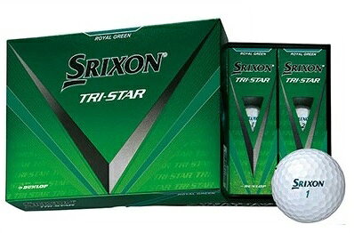 ★ポイント10倍★ 6/20~6/26 お買い物マラソン(要エントリー) ダンロップ SRIXON TRI−STAR5（2024） GRN 12P スポーツ 運動 ゴルフ クラブ ボール グローブ キャップ バッグ