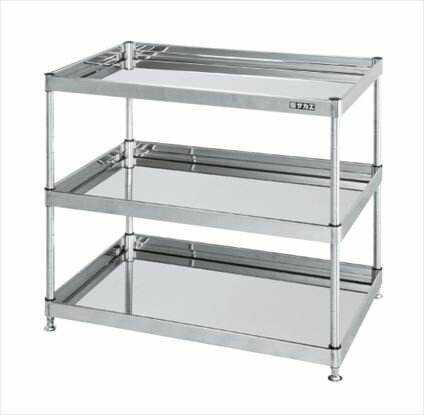 【★ポイント5倍★】楽天スーパーSAIL(3/4~3/11)　ステンレスニューCSパールワゴン（固定タイプ・SUS304）　CSPA−908NSU