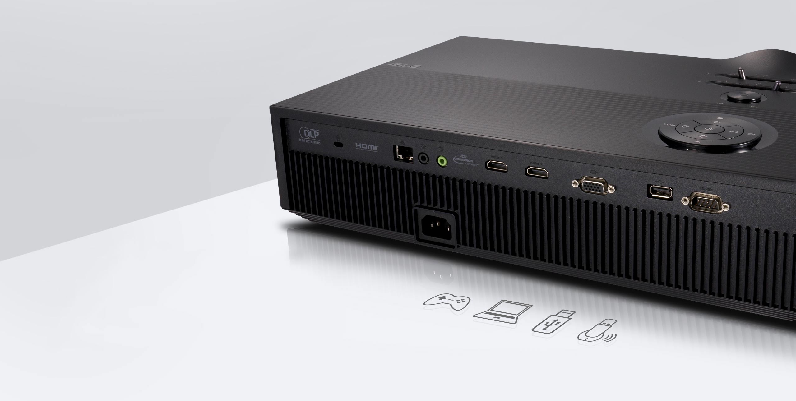 【★ポイント5倍★】楽天スーパーSAIL(6/4~6/11)※要エントリー ASUS H1 プロジェクター 3000ルーメン フルHD解像 LED光源