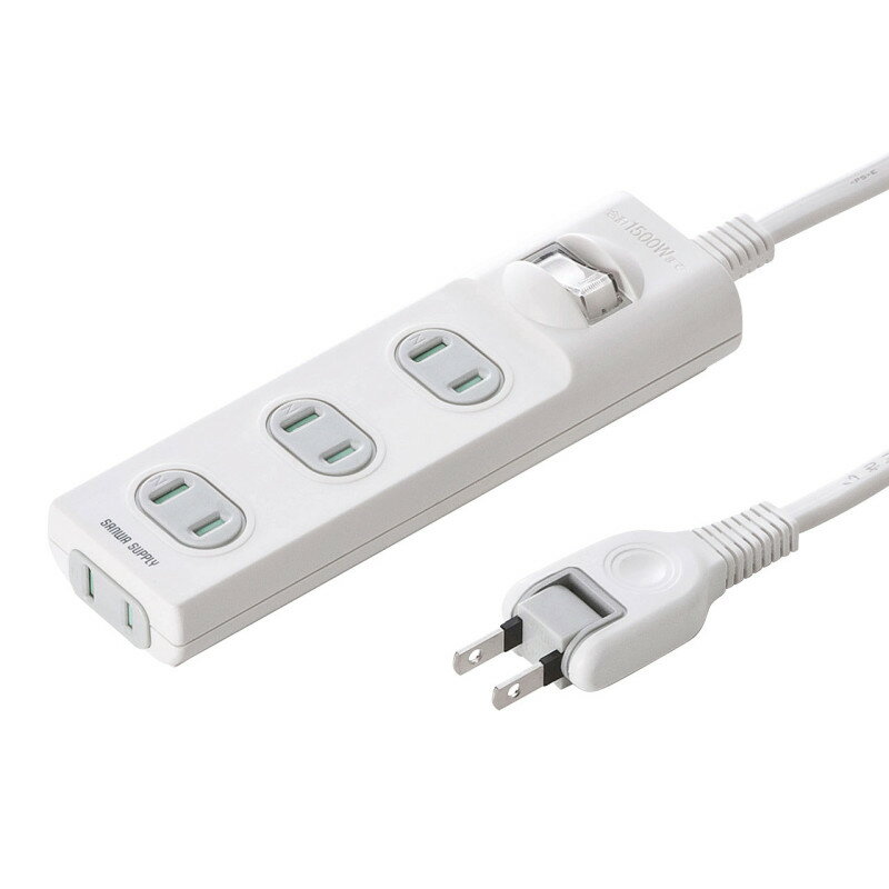 【★ポイント10倍★】楽天スーパーSAIL(12/4~12/11)　サンワサプライ 火災予防安全タップ 入数：1