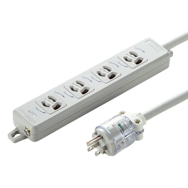 【ポイント10倍】楽天スーパーSAIL(12/4~12/11) ※要エントリー サンワサプライ 電源タップ 医用接地プ..