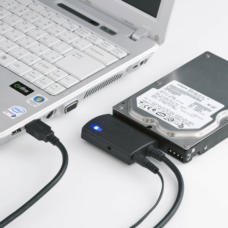 ★ポイント10倍★ 5/9~5/16 お買い物マラソン(要エントリー) サンワサプライ SATA-USB3.0変換ケーブル 入数：1
