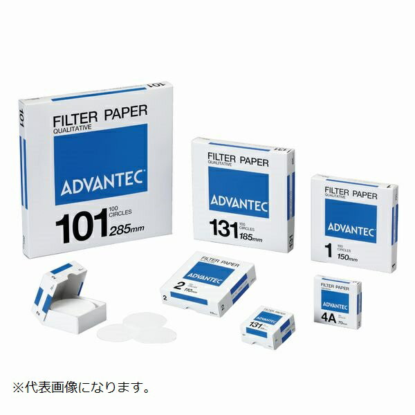 型番00021300 商品説明【特長】 ●定性濾紙のなかでは厚さが厚く、濾過速度の速い濾紙です。 ●沈殿物をよく保持し、精密さを必要とする定性分析において一般的に用いられる濾紙です。 ● α?セルロース〔繊維素（セルロース）の中で、重合度の高い純粋なセルロース〕99%以上のセルロース繊維のみを原料としています。 【用途】 ●研究・開発・品質管理/水質分析 ●分野　食品関連分野/製薬・化粧品分野/化学工業品分野/電子工業分野 【仕様】 ●厚さ(）：0.26 ●濾水時間（s）（※1）：80 ●吸水度（）(※2）：8.0 ●破裂強さ(KPa）(※3）：122 ●湿潤破裂強さ(KPa）(※4）：8 ●保持粒子径（μm）（※5）：5 ●灰分（％）：0.1 ●最高使用温度（※6）：120(℃） ●pH範囲(※6）：0〜12 ●JIS P 3801：2種 ●サイズ：300Φ ●重量：125(g/） 【注意事項】 ●※1.　濾水時間/JIS P 3801〔ろ紙(化学分析用)〕により、ヘルツベルヒろ過速度試験器を使用し、10?の濾紙面において、20℃、100?の蒸留水を0.98KPaの圧力により濾過する時間。 ●※2.　吸水度/細長い濾紙を20℃の水中に立て、10分間に上昇する水の高さ ●※3.　破裂強さ/JIS P8112〔紙及び板紙のミューレン低圧形試験機による破裂強さ試験方法〕により測定した圧力 ●※4.　湿潤破裂強さ/試料を水に浸漬後、JIS　P8112　〔紙及び板紙のミューレン低圧形試験機による破裂強さ試験方法〕に準じ、測定した圧力 ●※5.　保持粒子径/JIS　Z8901で規定された7種粉体分散水を自然濾過した時、90％以上を保持できる粒子径 ●※6.　最高使用温度、PH範囲は、圧力、時間などの条件により異なりますので、目安としてください