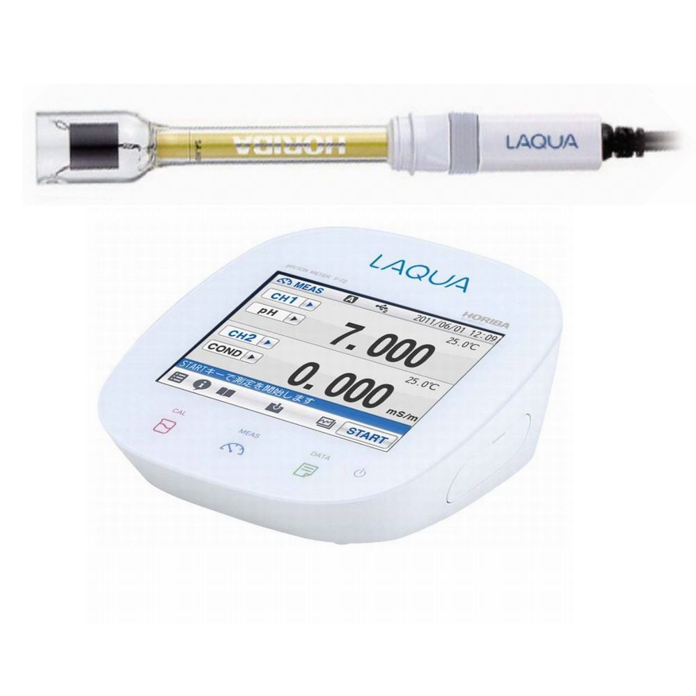 ★ポイント10倍★ 1/9~1/16 お買い物マラソン(要エントリー) 堀場製作所 卓上タイプ PHメータセット(3551-10D付