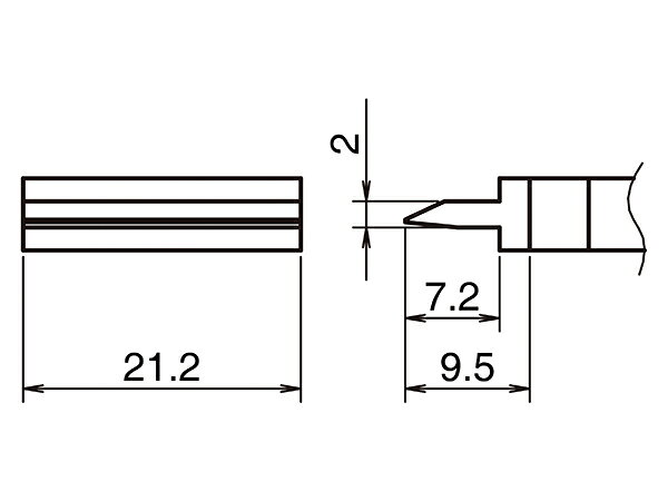 【ポイント10倍】12/1はワンダフルデー！ 白光 交換こて先 T39シリーズ T39-SP212