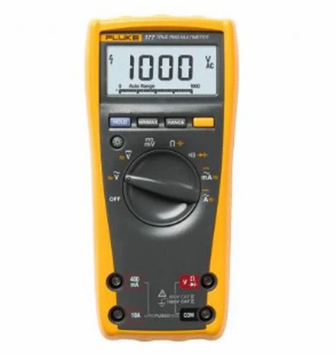 型番FLUKE-177 EJKCT 商品説明【特長】 自動レンジと手動レンジ ディスプレイ・ホールドと自動ホールド 周波数測定と静電容量測定 抵抗、導通、およびダイオードの測定 温度測定 (179) 最小値、最大値、平均値の記録 ケースを開く必要がない前面パネルからの校正 統合保護ホルスターを備えたエルゴノミック・ケース 【仕様】 DC 電圧(レンジ(175 ? 確度 * /177 ? 精度 * /179 ? 精度 * ： ± (0、15 % + 2)/ ± (0、09 % + 2)/ ± (0、09 % + 2) DC 電圧(最大分解能： 0、1 mV DC 電圧(最大値：1000 V AC 電圧(確度：?± (1、0 % + 3) AC 電圧(最大分解能：0、1 mV AC 電圧(最大値：1000 V DC 電流(確度：± (1、0 % + 3) DC 電流(最大分解能： 0、01 mA DC 電流(最大値：10A AC 電流(確度：± (1、5 % + 3) AC 電流(最大分解能： 0、01 mA AC 電流(最大値：10A 抵抗(確度： ± (0、9 % + 1) 抵抗(最大分解能：?0、1 Ω 抵抗(最大値：?50 MΩ 静電容量(確度：± (1、2 % + 2) 静電容量(最大分解能：1 nF 静電容量(最大値：10、000 Μf 周波数(確度：± (0、1 % + 1) 周波数(最大分解能： 0、01 Hz 周波数(最大値：100 kHz 温度(179 ? 精度 *：± (1、0 % + 10) 温度(最大分解能：0、1 °C 温度(レンジ： -40 °C/400 °C 環境仕様(作動温度： -10 °C 〜 +50 °C 環境仕様(保管温度： -30 °C 〜 +60 °C 環境仕様(湿度 (結露なし)：0 % 〜 90 % (0 °C 〜 35 °C)/0 % 〜 70 % (35 °C 〜 50 °C) 過電圧カテゴリー： EN 61010-1 〜 1000 V CAT III。/EN 61010-1、600 V CAT IV まで 認証：UL、CSA、T?V 認証済み、および VDE 審査中 サイズ：43X90X185mm 重量：420g 付属品：9 V 電池が装着済み、テスト・リード、ユーザー・マニュアル