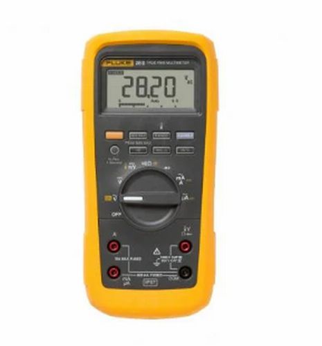 型番FLUKE-28-II/SI 商品説明【特長】 AC / DC 共に1000Vまでのレンジ 10 A までの電流レンジ (30 秒までなら20 A測定可 ) 9.999 μF の静電容量レンジ 200 kHzまでの周波数レンジ AC電圧の測定周波数? 15 Hz 〜 20 kHz (28 II).40 Hz 〜 30 kHz (27 II) 温度測定機能 (28 II) 抵抗、導通、ダイオード測定 最小 / 最大 / 平均値 ピーク測定（最小 / 最大） (28 II) 可変速ドライブ用ローパスフィルター (28 II) IP 67 防水・防塵仕様。過酷な環境下でも安心して利用可能 3m落下に耐えうる設計 高解像度20.000カウントの表示モード（28 II ） 非線形信号処理で真の実効値型 AC 電圧・電流測定（28 II ） 平均値型電圧・電流測定（27 II） バックライト付キーパッド・ボタン 見やすい文字表示と2段階式バックライト リバーシブル・ホルスター IEC第2版、ANSI規格 バッテリー寿命800時間 低オーム測定でテストリード抵抗を取り除く相対モード オートおよびマニュアルレンジ オプションの磁石付ハンガーで作業中に見やすい位置に設置可能 MSHA 認証 【仕様】 確度仕様(DC 電圧(レンジ：0.1 mV to 1000 V 確度仕様(DC 電圧(確度：27-II:0.1 % +1/28-II:0.05 % + 1 確度仕様(AC 電圧(レンジ：0.1 mV to 1000 V 確度仕様(AC 電圧(確度：?27-II: 0.5 % +3/28-II: 0.7 % +4 確度仕様(DC 電流(レンジ：?0.1 μA to 10 A 確度仕様(DC 電流(確度：27-II: 0.2 % + 4/28-II: 0.2 % + 4 確度仕様(AC 電流(レンジ： 0.1 μA to 10 A 確度仕様(AC 電流(確度：27-II: 1.5 % + 2/28-II: 1.0 % + 2 確度仕様(抵抗(レンジ： 0.1 Ω to 50 MΩ 確度仕様(カウント(27-II:28-II：6000: 6000/19.999 確度仕様(静電容量：1 nF to 9999 μF 確度仕様(周波数：0.5 Hz to 199.99 kHz 確度仕様(温度：27-II: N/A:28-II: -200 °C to +1090 °C 確度仕様(ローパス・フィルター (VSD測定時)：27-II: N/A:28-II: Yes 確度仕様(測定カテゴリー：CAT IV 600 V /CAT 3 1000V 確度仕様(IP 等級(27-II:/28-II:：IP67/IP67 確度仕様(バッテリー：単 3 電池: 本体用に 3 本 確度仕様(バッテリー寿命：800 時間 一般仕様(表示(棒グラフ/バックライト：あり/あり 一般仕様(データ保存(最大瞬間キャプチャ： 250 μS (28 II) 一般仕様(データ保存(最小 /最大 /平均：あり 一般仕様(データ保存(データ・ホールド：あり 一般仕様(その他の特徴(相対値の読み込み (ゼロ)：あり 一般仕様(その他の特徴(バッテリ−：単3電池 一般仕様(保証(安全規格：CAT IV 600 V/CAT III 1000 V 一般仕様(保証(坑内保安： MSHA 認証 一般仕様(保証(保護カバー：ゴム製ホルスター 一般仕様(保証(落下試験 ：3m落下試験 一般仕様(保証(防塵/防水： あり.IP 67 規格 一般仕様(保証(保証：ライフタイム サイズ：63.5X100X198.1mm 重量：698.5g 付属品：TL71 シリコン・テスト・リード、AC175 ワニ口クリップ、80BK-A 熱電対プローブ