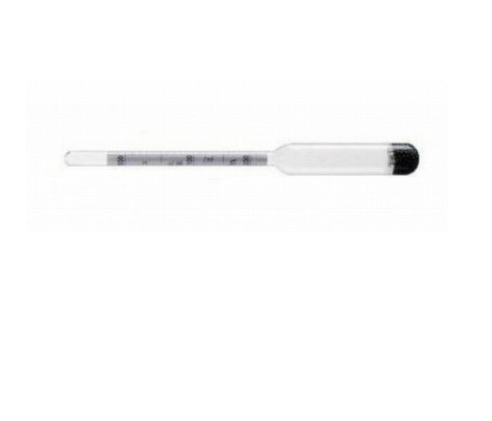 型番JC-9231 商品説明【特長】 一般的に多数使用されている比重計です。 計量法の製造基準に基づいて製造されております。 標準温度は15℃（15/4℃）となります。 【注意事項】 検査成績書を含む校正書類は付属しておりません。 19本組のセット品ではございません。 【仕様】 比重範囲：0.700〜0.760 目量：0.002 全長（mm）：L160