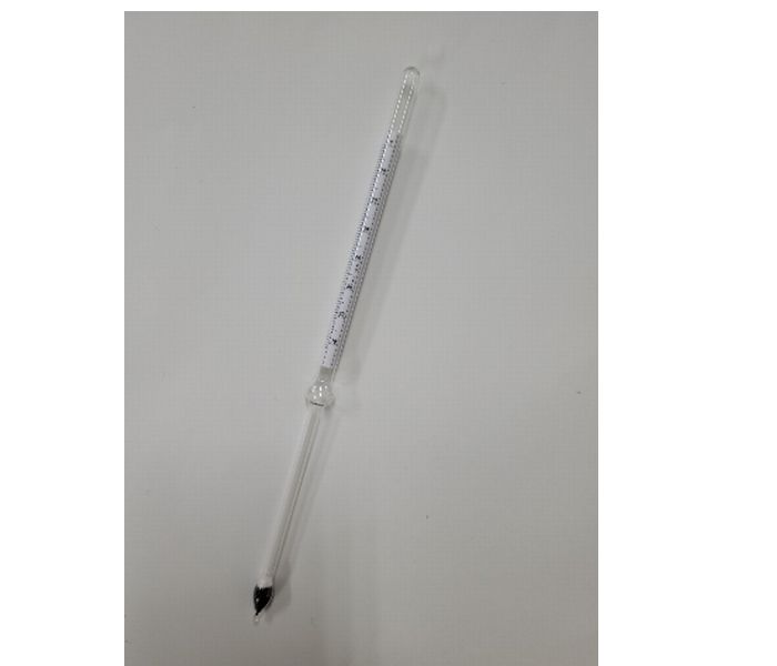 型番JC-9307-S 商品説明【特長】 商品本体に、検査成績書がセットになった商品となります。 比重目盛と重ボーメ度目盛の両目盛付き比重計です。 【注意事項】 検査成績書を含む校正書類は付属しておりません。 【仕様】 目盛範囲：0〜72 目量：1 全長（mm）：L250