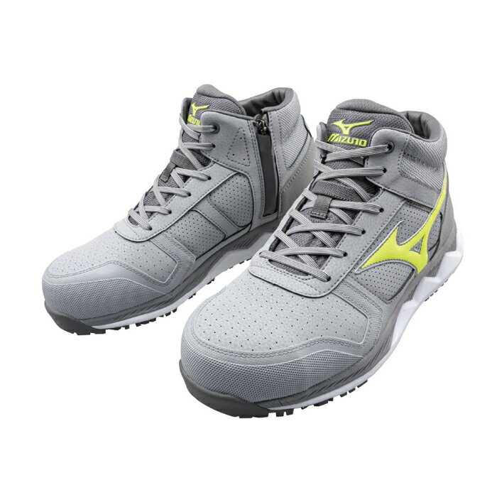 【★ポイント10倍★】11/4~11/11開催！お買い物マラソン(要エントリー) タスコジャパン 安全作業靴 ALmIGHTYZW43H グレー×イエロー 27.5cm 入数：1