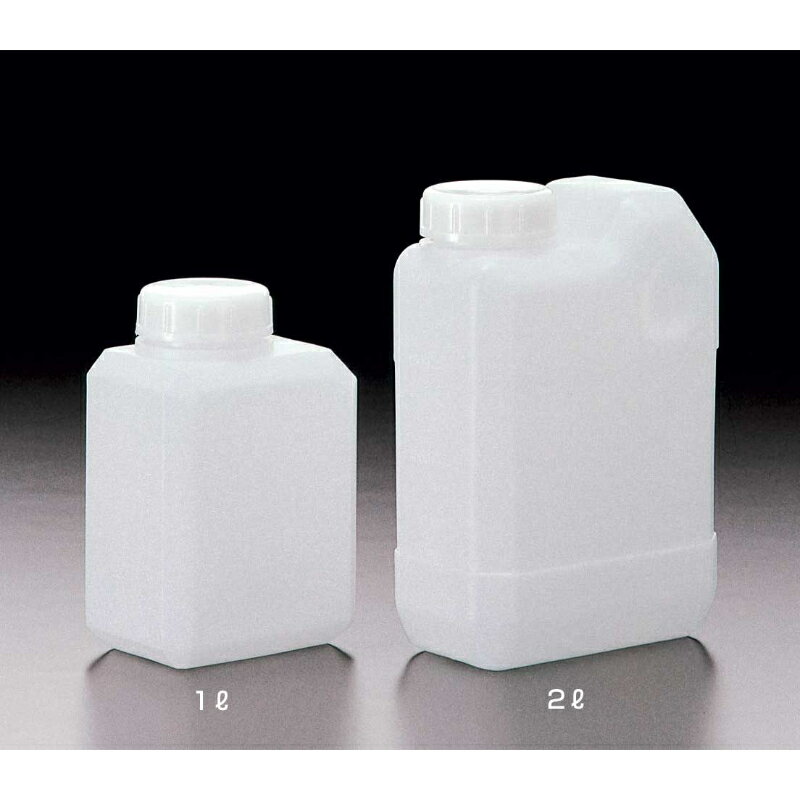 【★ポイント10倍★】11/4~11/11開催！お買い物マラソン(要エントリー) サンプラテック 角瓶C型(広口タイプ) 2L 入数：50