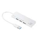 【★ポイント5倍★】6/22~6/27開催!お買い物マラソン(要エントリー) サンワサプライ USB3.1+2.0コンボハブ カードリーダー付き 入数:1(4)