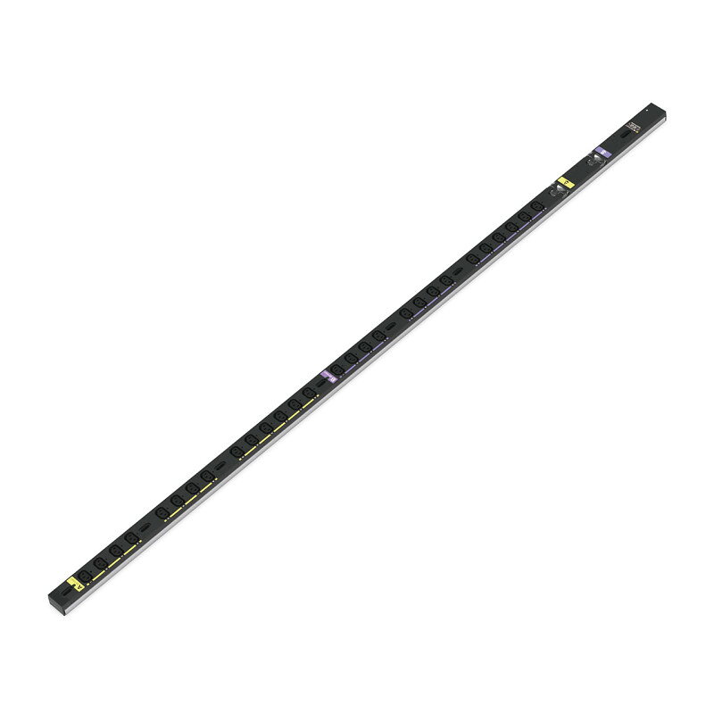 型番TAP-SV23028N 商品説明【特長】 19インチサーバーラック用スリム型コンセント 200V 19インチサーバーラックへ簡単取り付け可能な200V仕様のコンセントです。 差し込み口は熱に強い素材を使用しています。（形状/IEC60320-C13） タップ本体に取り付け穴があるので、ネジで直接取り付け可能です。 取る付け用ネジは付属していません。 オプションのL型取り付け金具でマウントフレームへ取り付け可能です。 L型金具（TAP-SVSET）は別売りです。 軽量で丈夫なアルミフレームを採用しています。 スライドレールがない横幅44mmのスリムタイプです。 通電表示LEDランプを標準装備してます。 電源コード（3m）、プラグ（NEMA L6-30P）が標準で付いています。 消費電力のオーバーや過電流による危険を予防できるサーキットプロテクタ付きです。 ＜取り付け方法＞ 1、タップ本体に取り付け穴があるので、ネジで直接取り付け可能です。 取り付け用ネジは付属していません。 オプションのRAC-NUT（ケージナット/ネジセット）では取り付けできません。使用できるネジはネジ頭直径9.5〜12.5mmのM4またはM5、長さは25〜30mm程度必要です。 2、オプションのL型取り付け金具でマウントフレームへ取り付け可能です。 L型金具（TAP-SVSET）は別売です。 ラック側面と水平に取り付ける場合はTAP-SVSETとRAC-NUT（ケージナット/ネジセット）が必要です。 【仕様】 定格：250V・30A プラグ仕様：引掛式 NEMA L6-30P（3P） 電源ケーブル長：3m 差込口：IEC C13、28個口 サイズ：W1753×D44×H29mm ケーブル種類：VCT（3心） 生産地：日本 使用地域：日本国内のみ。日本以外ではご使用いただけません。 認証：電気用品安全法（PSE）技術基準適合品 部位：【使用環境条件】 周囲温度：−5℃〜40℃※但し、24時間の平均値が35℃を超えないものとする 周囲湿度：85％以下（氷結、結露不可） 標高：2000m以下 使用環境：過度の水蒸気、油蒸気、煙、腐食性ガスなどが存在しないこと。また、異常な振動、衝撃を受けない環境であること。
