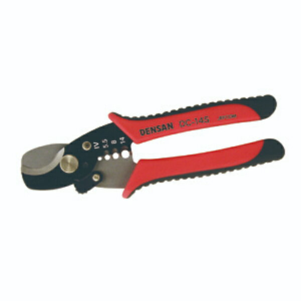 【ポイント10倍】12/1はワンダフルデー!ジェフコム ケーブルカッター(ストリッパー付) DC-14S【入数:1】