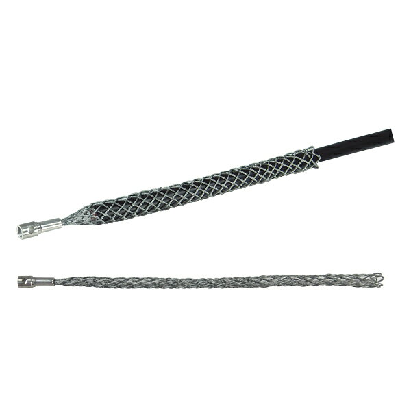 型番DSGY-15H 商品説明【特長】 交換用グリップ部 交換用グリップ部 適用品番：DSGY-15H-YM/DSGY-15H-DK 【仕様】 使用ケーブル径：φ13〜18mm ソックス部：230mm 全長：260mm 質量：30g 引張荷重：3kN(306kgf) 使用に当たっては番線等で末尾を充分にバインドしてください。 ※ソックス部、全長は網目を90°にした場合の参考値です。 梱包仕様：個装梱包ヘッダー ポリ袋 個装サイズ質量：W100×D20×H380mm 40g 原産国：中国