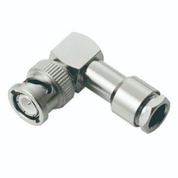 【当店限定】11/5〜11/11までポイント5倍！！ジェフコム 同軸L型コネクター（圧着レスタイプ） LBNC-3C..