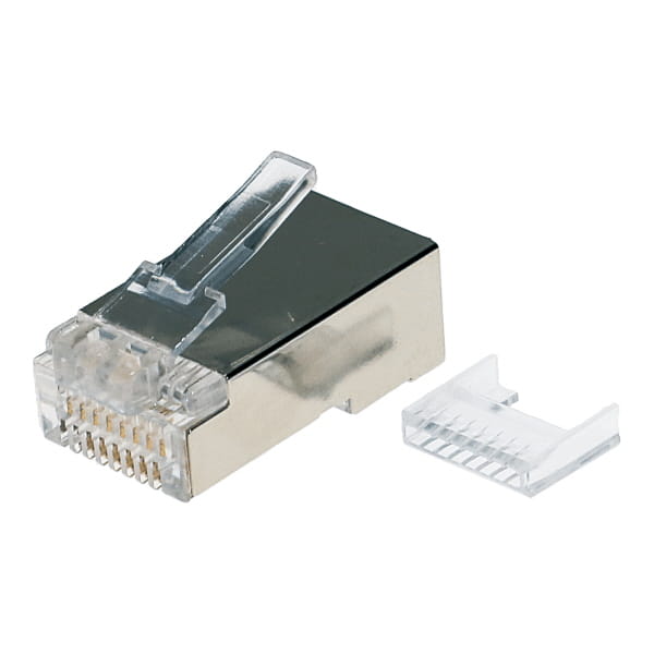 ★ポイント10倍★ 1/9~1/16 お買い物マラソン(要エントリー) ジェフコム カテゴリー5eモジュラープラグ（単線・より線共用タイプ） M5E-2P-855S【入数：25】