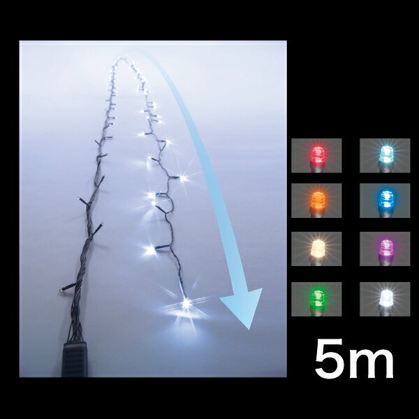 ★ポイント10倍★ 8/4~8/11 お買い物マラソン(要エントリー) ジェフコム LEDストリングフォール（SJシリーズ） SJ-S05-05NJ【入数：1】