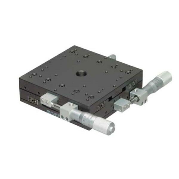 ★ポイント10倍★ 1/24~1/29 お買い物マラソン(要エントリー) 中央精機 X・Y軸スリムステージ 125×125(鉄..