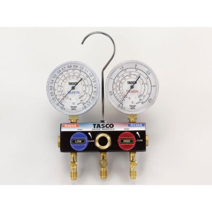 【ポイント10倍】12/19?12/26 大感謝祭!! ※要エントリー イチネンTASCO R448・R404A用マニホールドボデ..