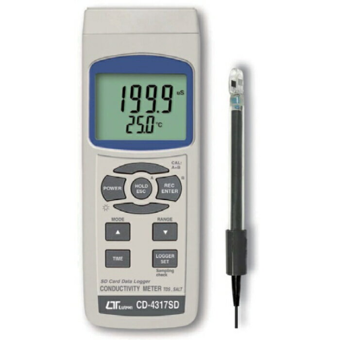 ★ポイント10倍★ 1/9~1/16 お買い物マラソン(要エントリー) A-GAS JAPAN データロガー導電率計 CD-4317SD