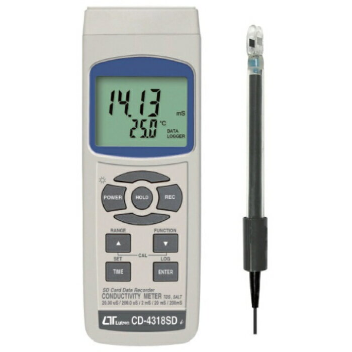 【★ポイント10倍★】楽天大感謝祭！(12/19~12/26)　A-GAS JAPAN データロガー導電率計 CD-4318SD