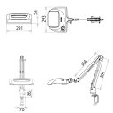 【ポイント10倍(5/1限定)】!オーツカ光学 OLIGHT6-F 4XAR+目視検査ブースセット フリーアーム式 4倍 ARコート