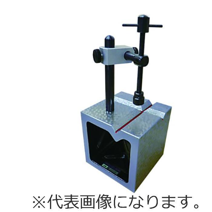 型番 MBB-150 商品説明 【特長】 6面の平行・直角が高精度に仕上げてあります。 ワークを固定するクランプ付きです。 丸物の測定、平行台として大変便利です。 【仕様】 呼び寸法：150 寸法(W×H×L×V mm)：150×150×150×22 平行直角度(μm)：16 クランプ使用時のワーク径(Φ)：10〜30 重量：11kg