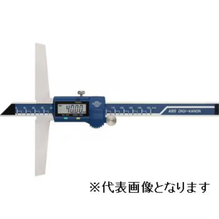型番 E-LSDM20BLX20L 商品説明 【特長】 間口の広い深さ測定に最適 従来の静電容量方式から電磁誘導方式を採用する事により対環境性が優れるとともに、電池寿命も5年に飛躍的に向上致します。 【注意事項】 商品画像はイメージです。実際の商品とは異なる場合がございます。 掲載商品の仕様は予告なく変更する場合や取扱いを中止する場合もございますのでご了承ください。 国内仕様に限ります。 【仕様】 測定長(mm）：200 最小表示量(mm)：0.01 器差（mm)：±0.02 ベース寸法（mm）：200 電源：SR44　1個 質量（g）：340