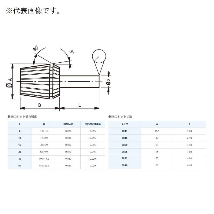 ★ポイント10倍★ 4/4~4/10 お買い物マラソン(要エントリー) ファーステック ER-11コレット 1.0-1.5 FT-ER11-1.5