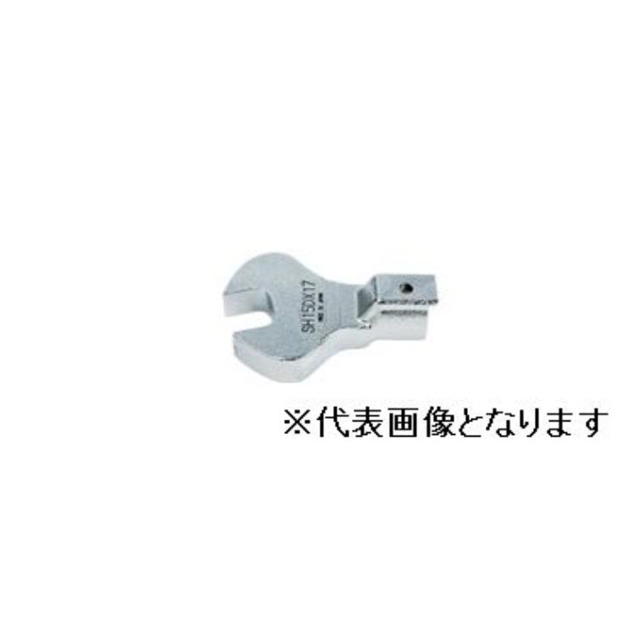 型番 SH15DX1-1/16 商品説明 【特長】 二面幅がインチサイズのSH型スパナヘッドです。 東日製ヘッド交換式トルクレンチと交換ヘッドの寸法が同じなら接続できます。 適用機種・15Dのトルクレンチには15Dの交換ヘッドが接続できます。 【注意事項】 商品画像はイメージです。実際の商品とは異なる場合がございます。 掲載商品の仕様は予告なく変更する場合や取扱いを中止する場合もございますのでご了承ください。 国内での使用に限ります。 【仕様】 口幅（mm)：26.99 許容トルク［N・m］：140 外幅C（mm)：60 厚さt（mm）：12 長さ?1（mm）：63