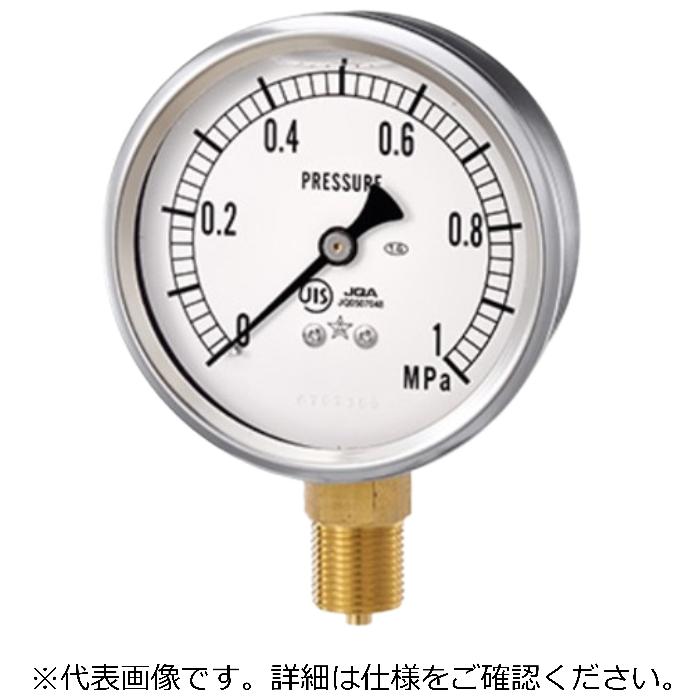 ★ポイント10倍★ 9/19~9/24 お買い物マラソン(要エントリー) 右下精器 グリセリン入圧力計(汎用品 G-AUR1/4-60X25MPA