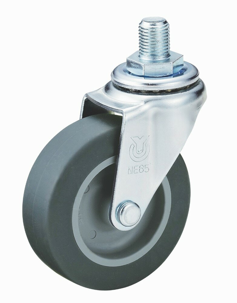 【★ポイント5倍★】10/14~10/17開催！お買い物マラソン(要エントリー) ユーエイ Lシリーズ LT型 自在車ねじ込み式 LT-75EL-M12-35 キャスター 車輪 運搬