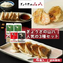 ぎょうざの山八 人気の3種セット 送料無料 点心 餃子 焼き餃子 山八餃子 えび餃子 黒豚餃子 お土産 おやつ ギフト プレゼント 贈答品 ご自宅用 お取り寄せ...