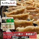 ぎょうざの山八 山八餃子・黒豚餃子(80個セット)送料無料 送料無料 送料無料 点心 餃子 焼き餃子 お土産 おやつ ギフト プレゼント 贈答品 ご自宅用 お取...