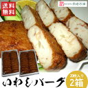 【送料無料】 いわしバーグ 2箱セット（合計40枚） / 長崎杉蒲 長崎 いわし お買得 お得 ハンバーグ 練り物 練製品 （北海道・沖縄別途送料）